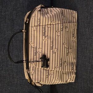Radley London Cream and Black Dog Pattern Bag